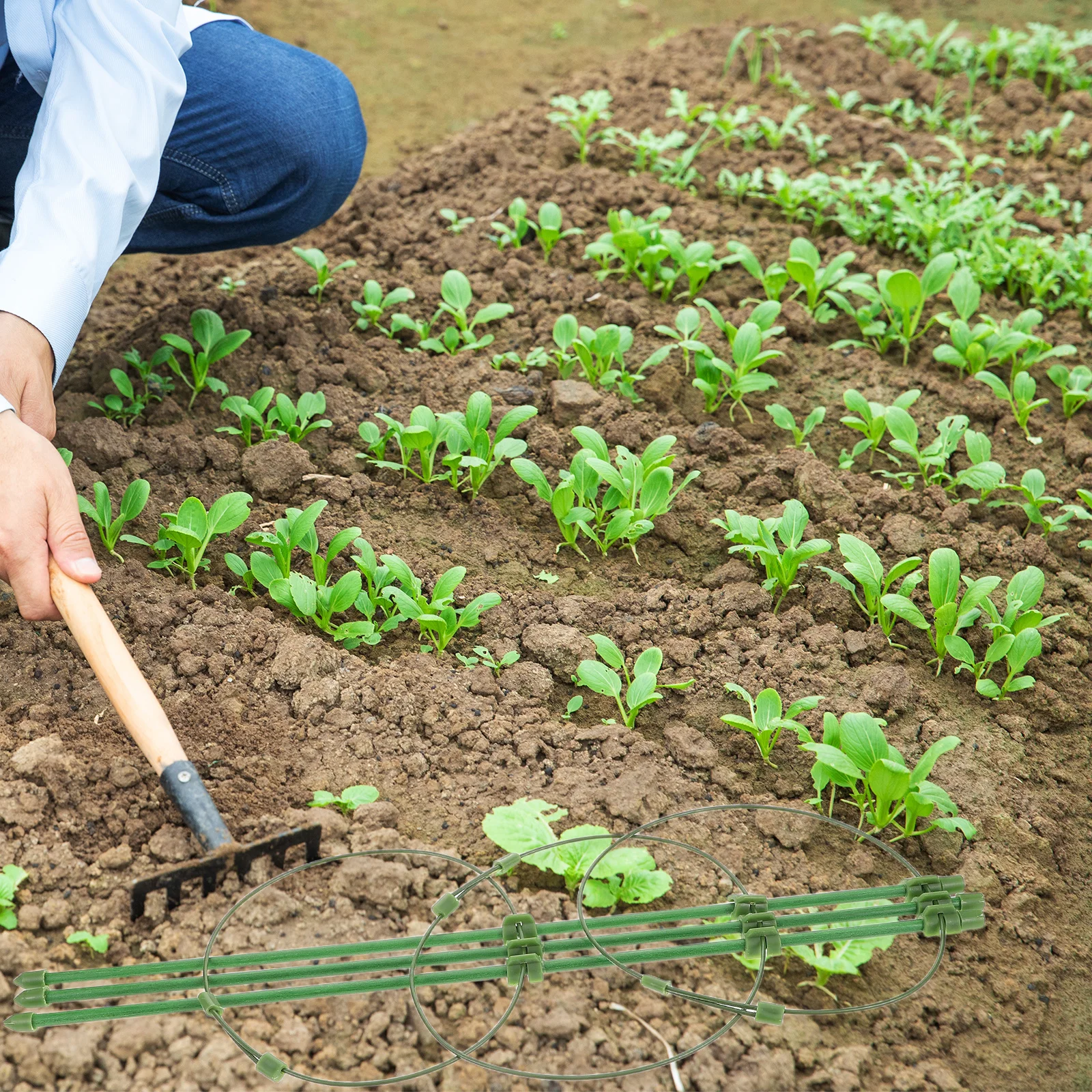 2 مجموعات تسلق النباتات تعريشة أسطواني الألياف الزجاجية حديقة دعم للورود فاينز شرفة ديكور أوتاد نباتات الخضار