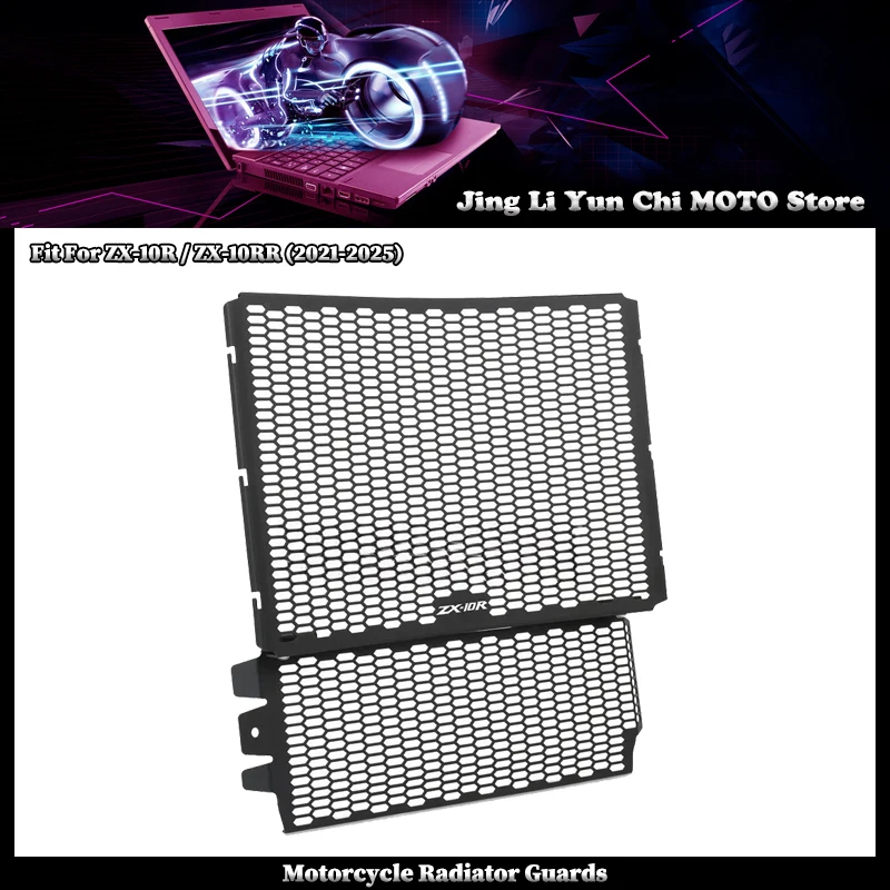 

Motorcycle Radiator Grille Guard Grill Protector Cover Fit For KAWASAKI ZX10R ZX-10R ZX10RR ZX-10RR 2021-2025 2024 2023 2022