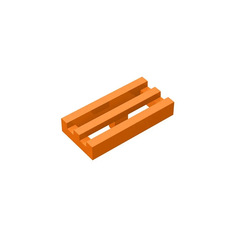 100pcs 2412 Tile Special 1 x 2 Grille Buildings Blocks Toys Compatible High-Tech Assembles Particles Housing Drive