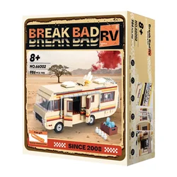 IN STOCK 968pcs MOC Break Bad RV Building Blocks Model Classic Bus Bricks Assembling DIY Model Toys for Boys Birthday Gift Set