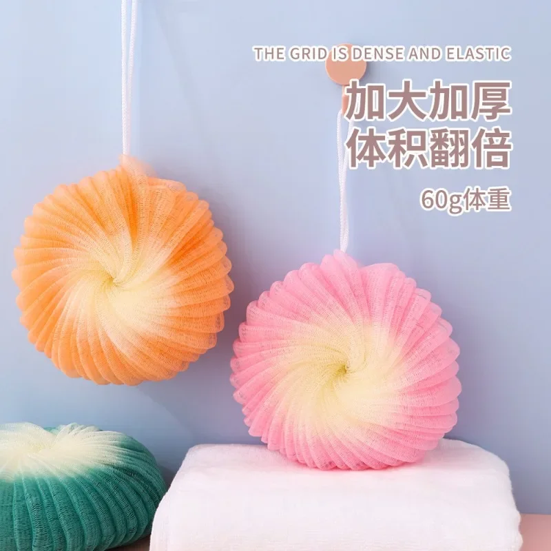 Bath ball Color large non-loose bath flower Exfoliation super soft and non-damaging bath foam bath flower