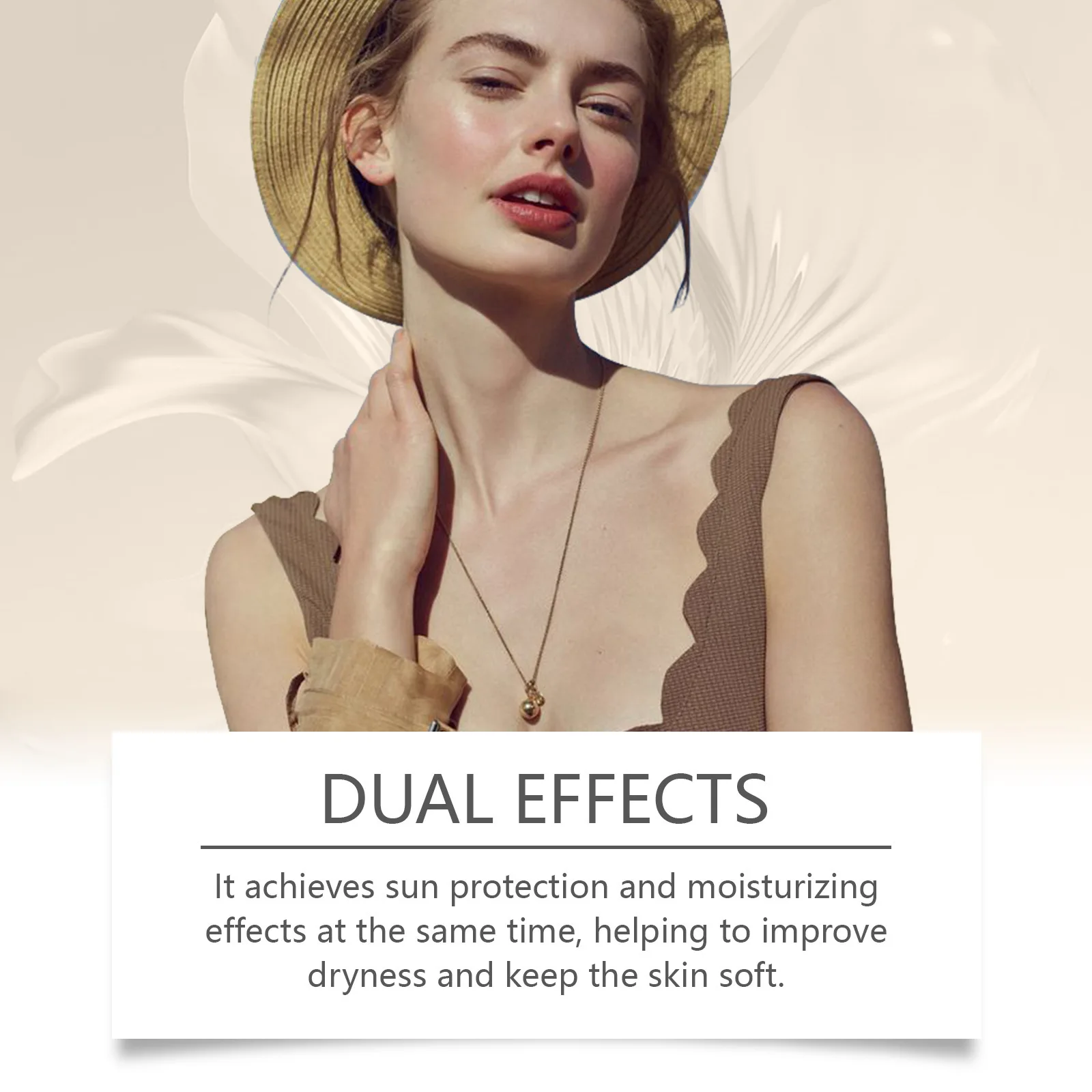 Crème solaire nourrissante et hydratante SPF 50 +, prévient les coups de soleil UVA/UVB, protection Anti-oxyde, isolation du bloc solaire, crème solaire fraîche