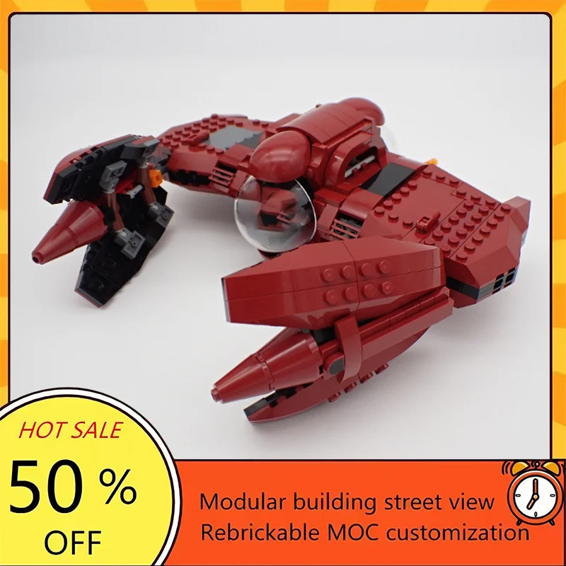 

652PCS Popular Space War Movie Model MOC Building Bricks Spaceship Modular Technology Gifts Holiday Assemble Children Toy Suit