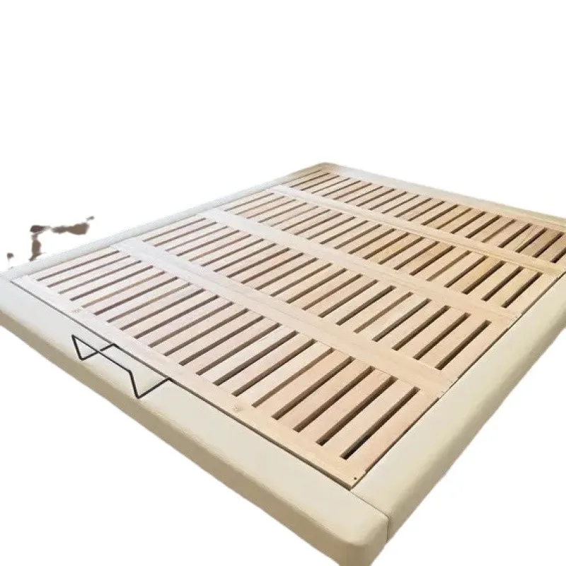 

Suspension bed beech solid wood tenon and mortise structure no bedside modern simple master bedroom