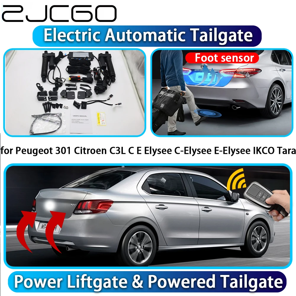 for Peugeot 301 Citroen C3L C E Elysee C-Elysee E-Elysee IKCO Tara Power Liftgate Powered Tailgate Intelligent System Trunk Lift