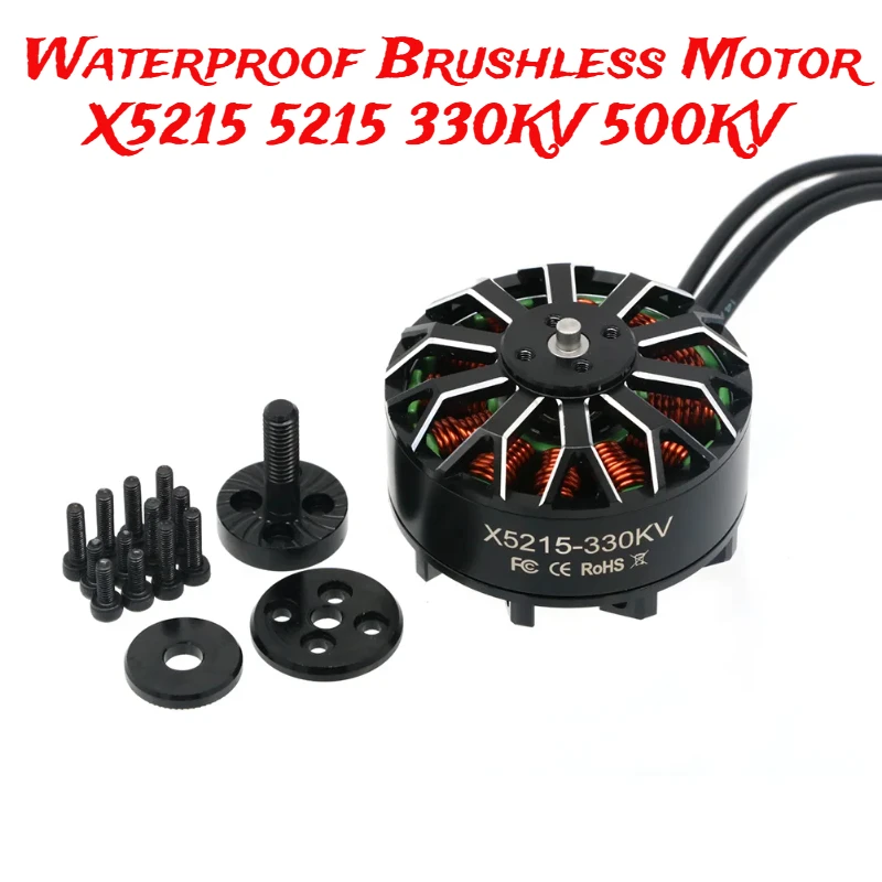 New X5215 5215 330KV 500KV Waterproof Brushless Motor 4-8S For FPV Multirotor Motors RC Airplanes Drones Parts Toy Accessories