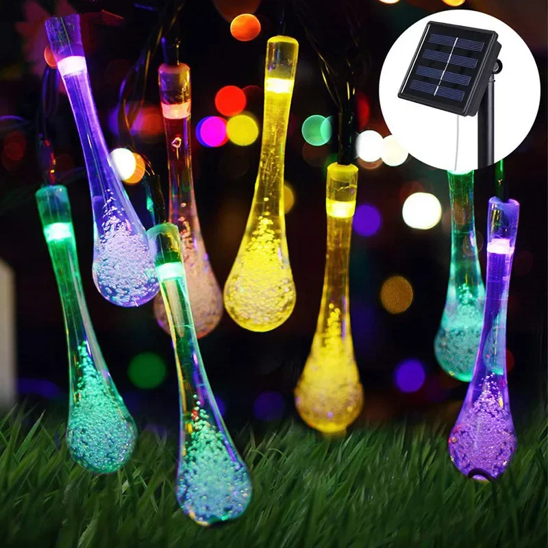 Solar String LED Lights Outdoor Garden Fairy Light for Wedding Christmas 2025 Festival Party Decor - Energy Efficient Lighting