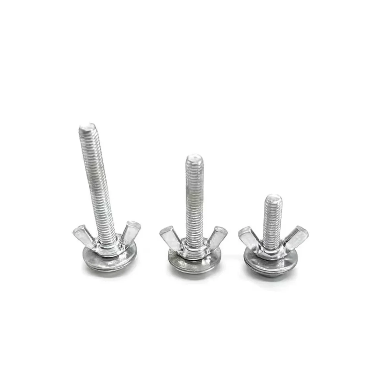 Wing Bolt Assembly Butterfly Hand Tightening Screw With Flat Washers Hex Nut  M8*60Scaffold Horse Stool Replacement Fixin