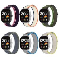 New Nylon Nylon Loop Strap Adjustable Smart Watch Bracelet Watchband Accessories Watchband for Redmi Watch 4/Xiaomi Band 8 Pro