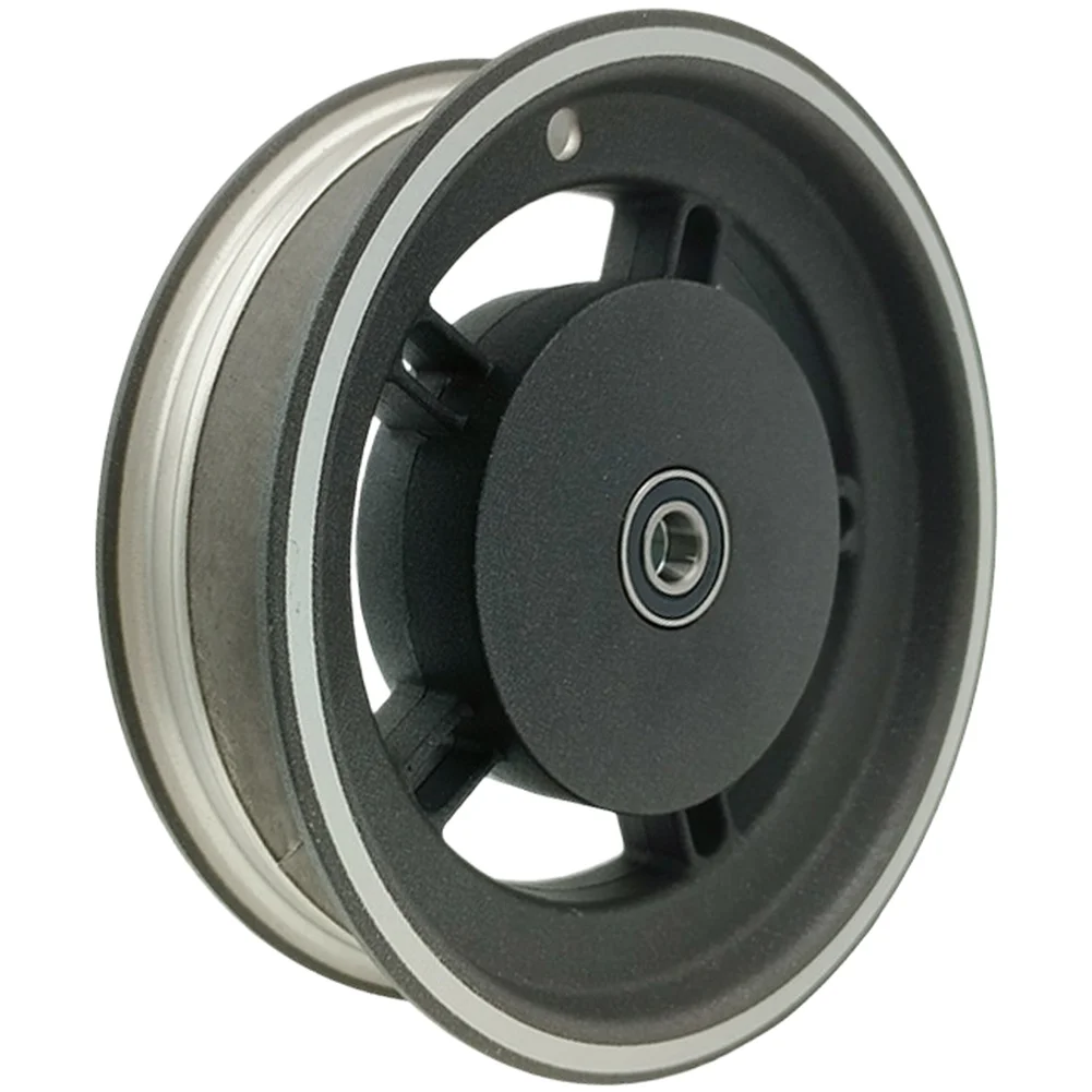 

10 Inch Front Wheel Hub Aluminum Alloy White Rim Replacement Part For Xiaomi 5 Pro Electric Scooter Sturdy Lightweight Upgrade