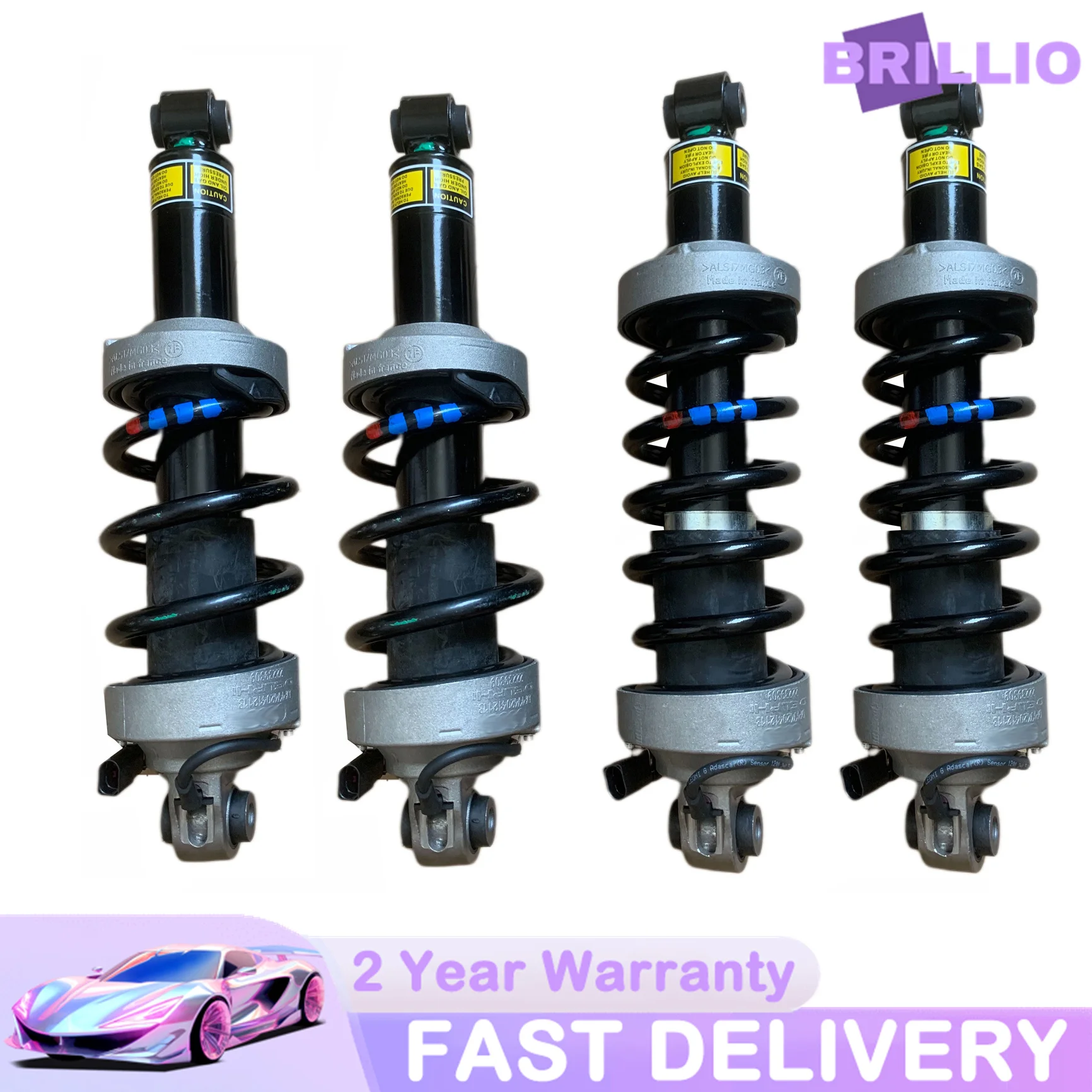 

4X оригинальный амортизатор для Audi R8 V8 V10, передняя и задняя пневматическая подвеска, магнитная стойка 2007-2015 420412019AG 420512020AJ