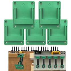 5Packs Tool Mount Storage Bracket for Hitachi/Hikoki for Metabo 18V-36V Tool Machine Drill Holder Slots Stand Fixing Devices