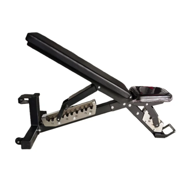 Commercial Multi-Functional Foldable Safety Fitness Chair Adjustable Dumbbell Stool Sit-Up Rack Home Use Supine Board Flyingprom