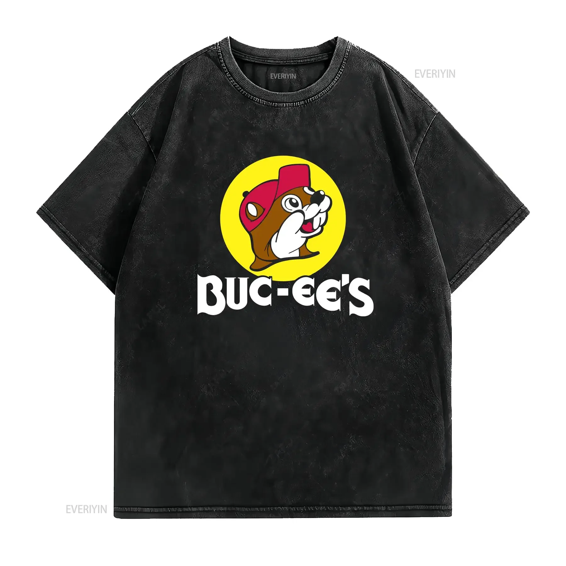 WURHDKI Katelyn BUC ee's Popular Fort Worth Texas Restaurant T Shirt vintage Washed Versatile designer clothes streetwear homme
