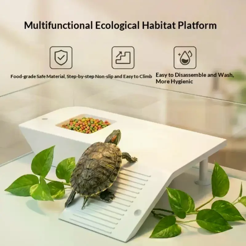 Multifunctional Aquarium Decor Platform Decoration Bask Crawler Sun Roof Terrace Climb Tortoise Aquarium Float Decoration