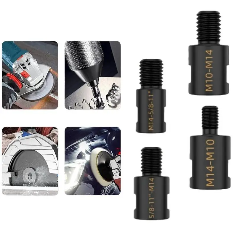 M10 M14 5/8-11 Angle Grinder Thread Adapter Connecting Rod Nut Connector 125 Type Grinder Slotting Machine Conversion Spare Part