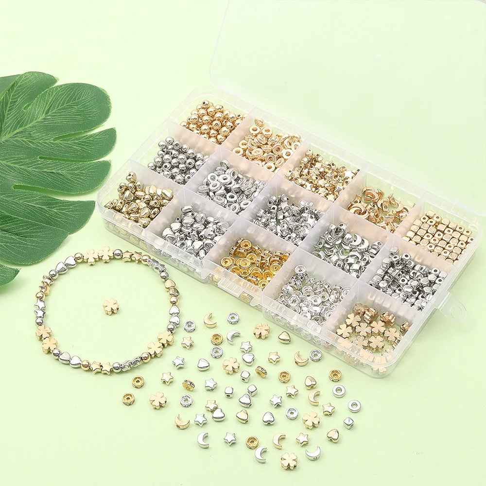

1set CCB Series Beads and Other Decorative Bead Jewelry Making Kit for Summer Decoration, Used for DIY Jewelry Crafts Production