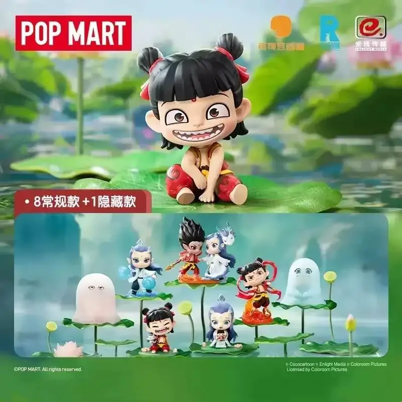 POP MART NeZha 2 Born Bonds Series กล่องตาบอดของเล่นอะนิเมะ Action Figure Caixa Caja Surprise Mystery กล่องตุ๊กตาสาว Action Figure