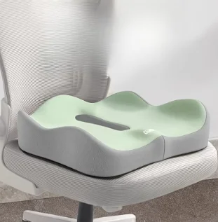 1pc Memory Foam Seat Cushion, 3D Ergonomic Support Pillow, Washable Polyester Cover, Seat Pad for Office Chair Car Seat Home Use