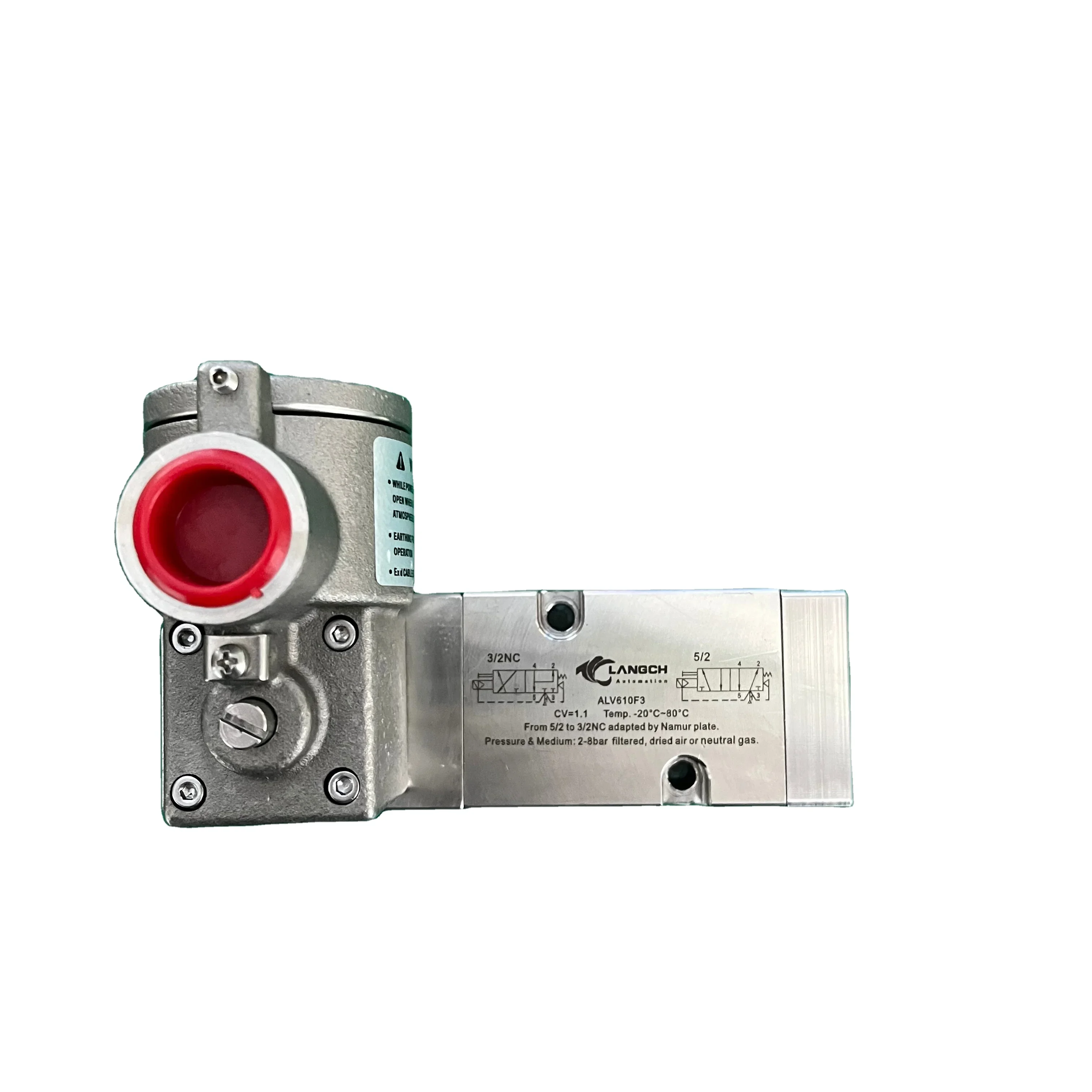 

High Quality 3/2NC 5/2 Way ALV610F3 Explosion-proof Anti-corrosion Pneumatic valve solenoid valve