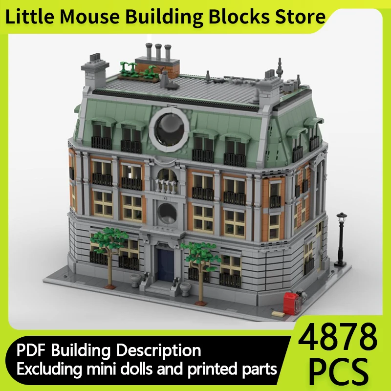 

Medieval Castle Model MOC Building Bricks Ancient Architectural Church Modular Technology Gifts Holiday Assemble Children Toys