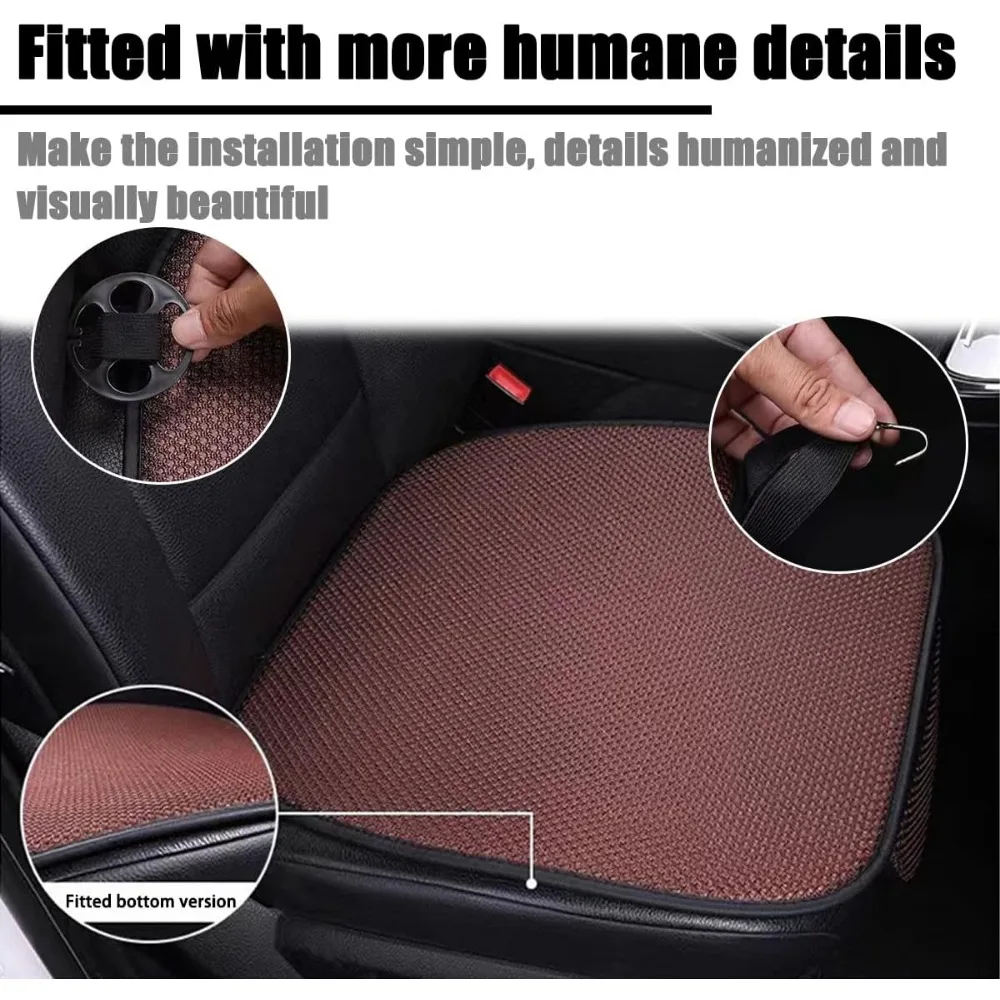 Car Seat Cushion Pad,Breathable Comfort Auto Front Seat Cushion Mat,Vehicle Interior Accessories for Truck, SUV, Van