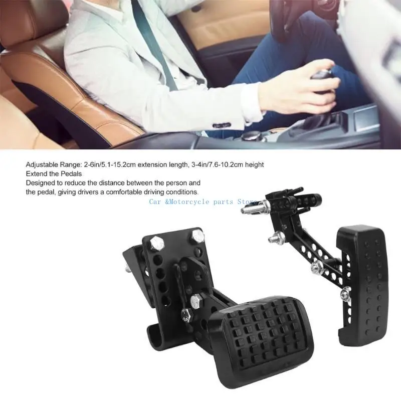

Y9UC Easy Installation Gas and Brake Pedal Extenders for Short & Ride On Comfortable Driving in and Karts