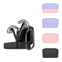 Headphone Silicone Case For Timekettle W4 Pro, Soft Case Shockproof Shell Case Earphone Protective Sleeve with Hook Accessories