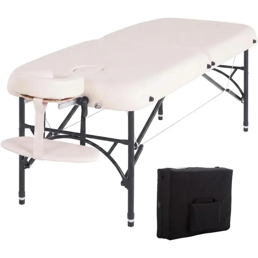 Portable Lightweight Massage Table Facial Salon Spa Tattoo Bed with Aluminium Leg 2.56