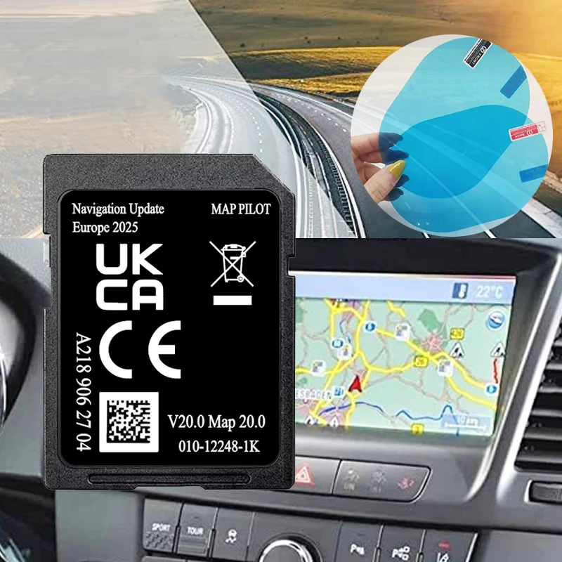 

for Mercedes A-Class W176 B/C/CLA/GLA Garmin Map Pilot V20 A2189062704 SD Card 2025 Europe UK Maps