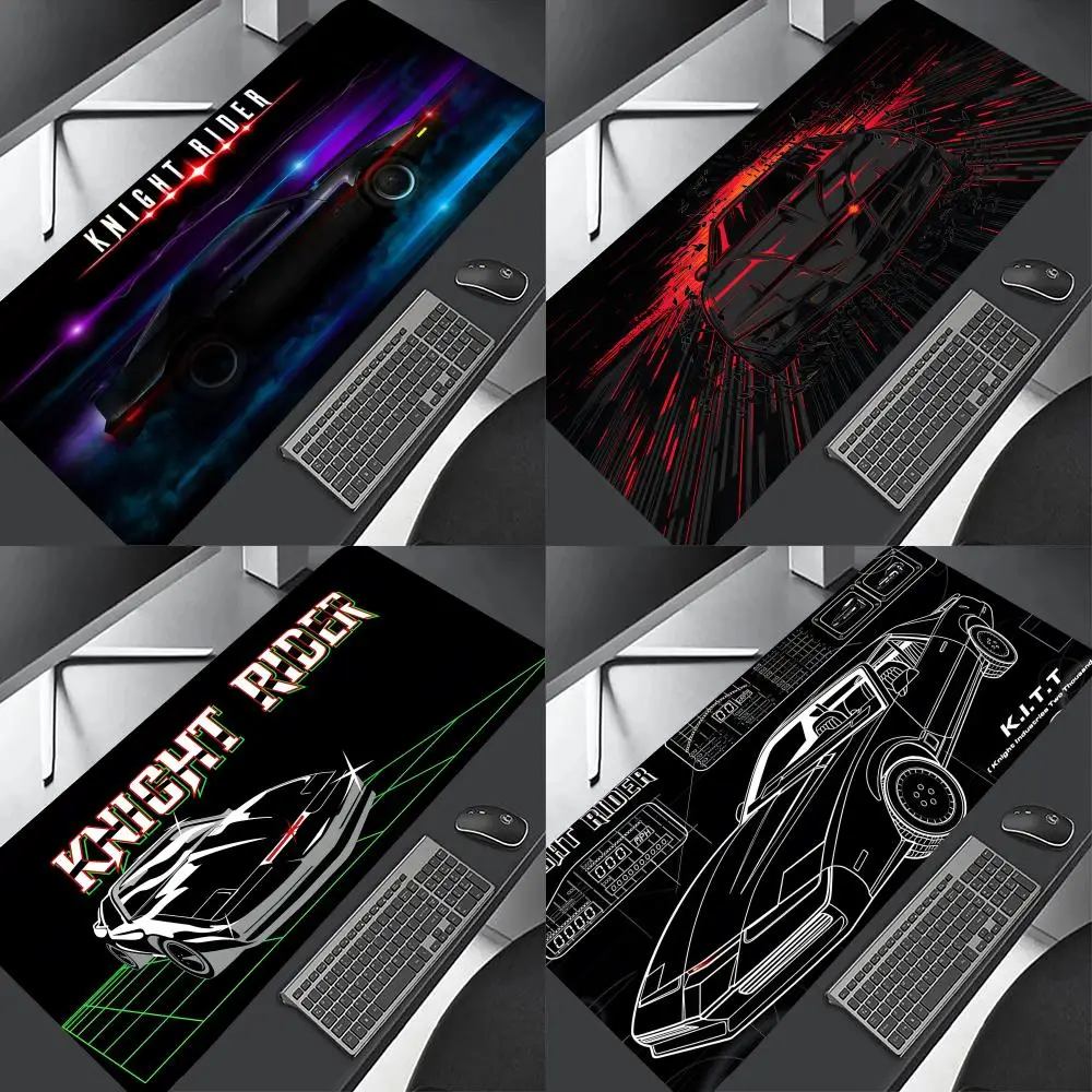 Sports car Knight Riders logo Mouse Pad Professional E-Sports Mouse Pad Fine Surface Gaming Rubber Mouse Pad Smooth Desk Pad