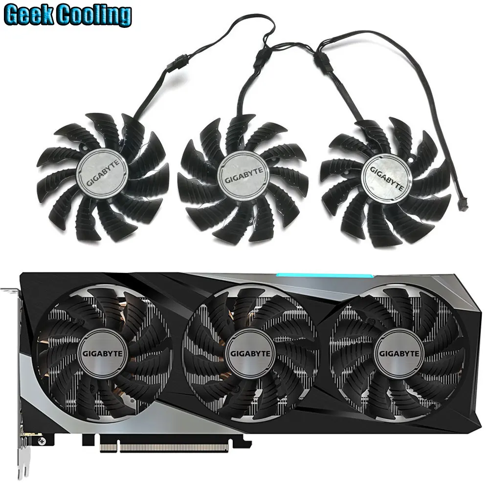 

PLA09215S12HH T129215BU 82MM 4PIN Video card cooling fan,For Gigabyte RTX3070 GAMING OC、Gigabyte RX 6900XT、6800XT、6800 GAMING OC