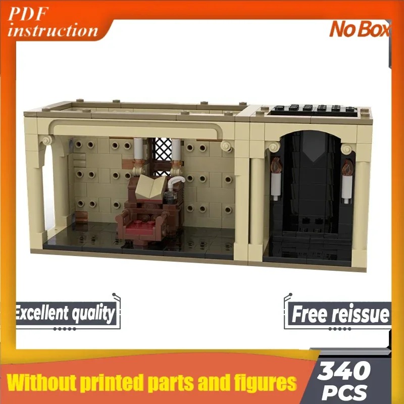 

Волшебная школа, модель фильмов, Moc, строительные кирпичи, маленькая учебная комната, технология, модульные блоки, подарочные игрушки, наборы «сделай сам», сборка, Рождество