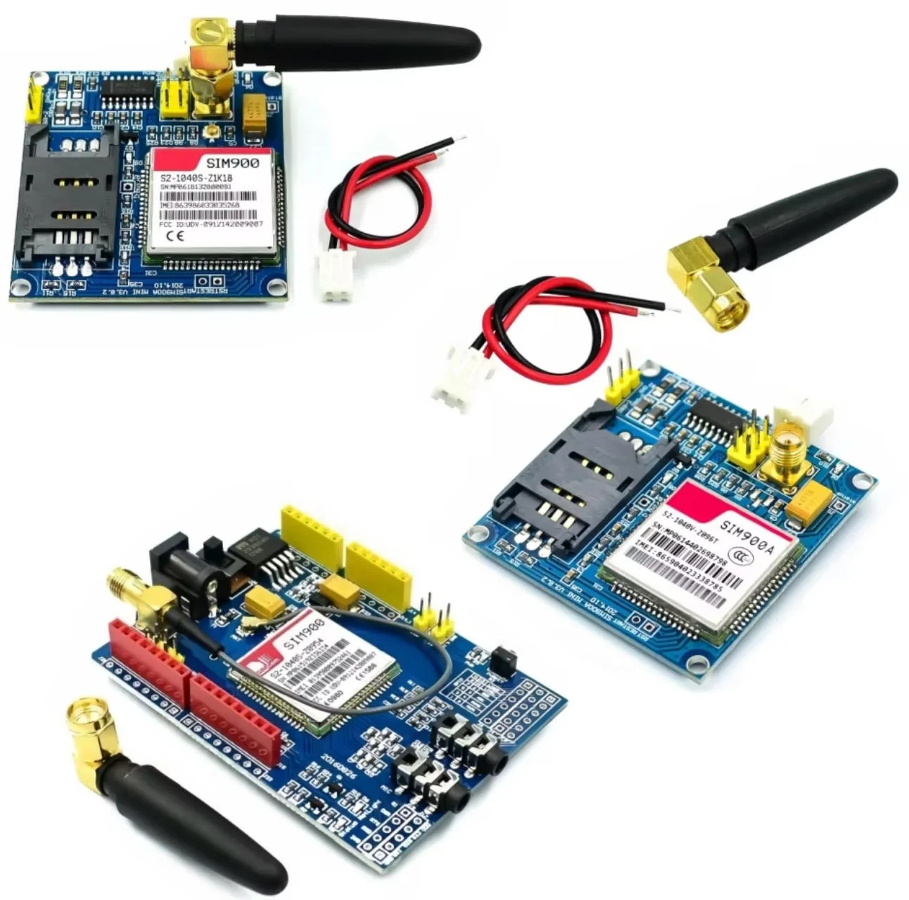 SIM900A / SIM900 V4.0 GPRS/GSM Shield Development Board Quad-Band Module For Arduino Compatible