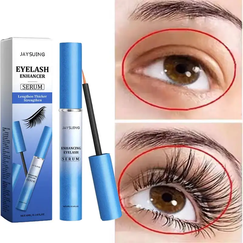 Siero per la crescita rapida delle ciglia Nutrimento naturale Allunga Addensare Curl Ciglia Ingrandisci Occhi affascinanti Vitamina E Cura degli occhi Essenza delle ciglia