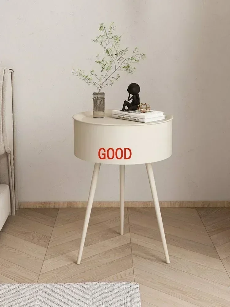 Modern Simple Bedroom Bedside Table Rental Room with Bed Side Table Storage Small Table