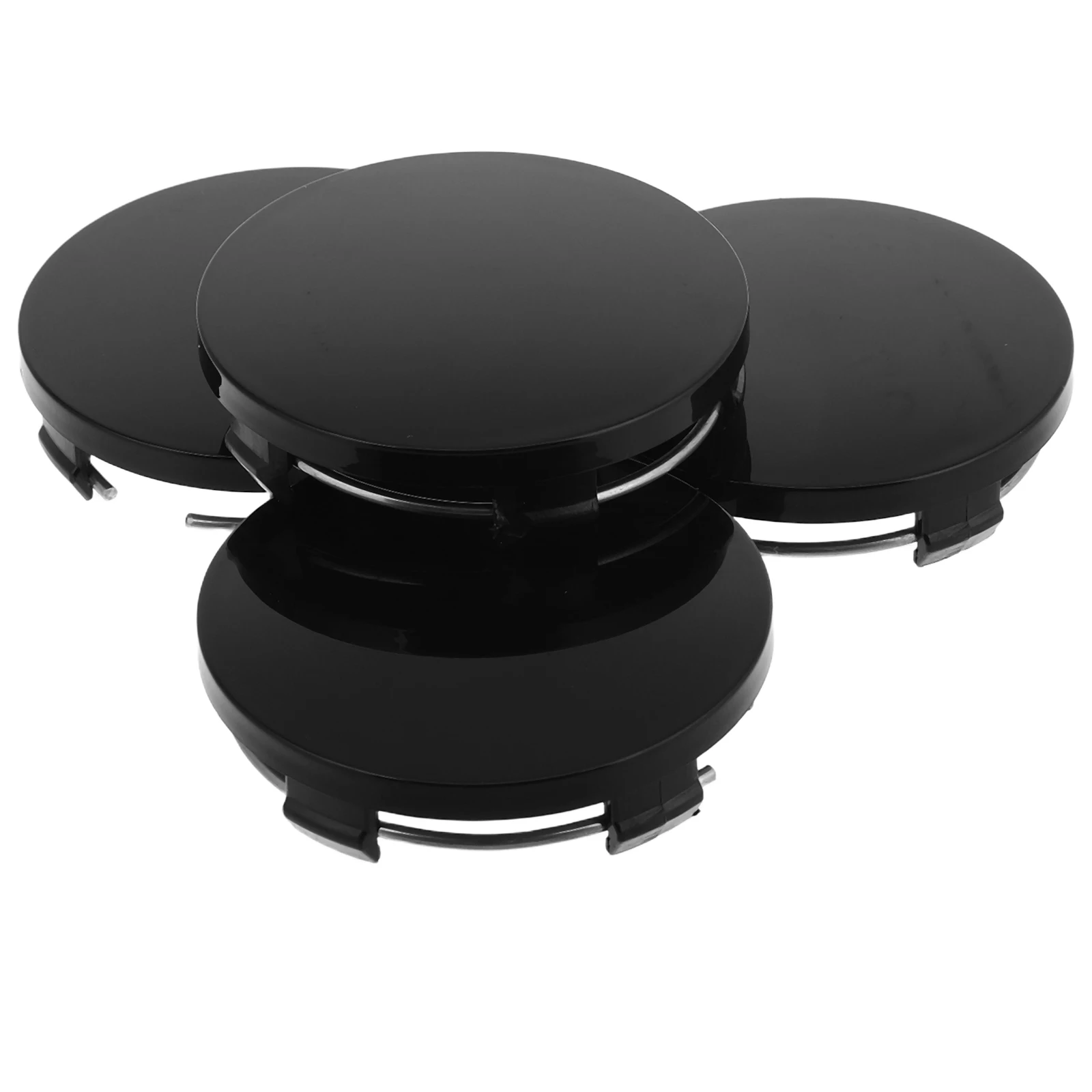 

4pcs Center Caps 60MM Outer 56MM Inner Durable Design Wheel Rim Covers Trailer Tire Wheel Center Hub Caps Cover Valve