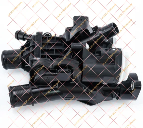 Engine Coolant Thermostat Housing for Peugeot Citroen, Replacement Part 9804160380 9849443980