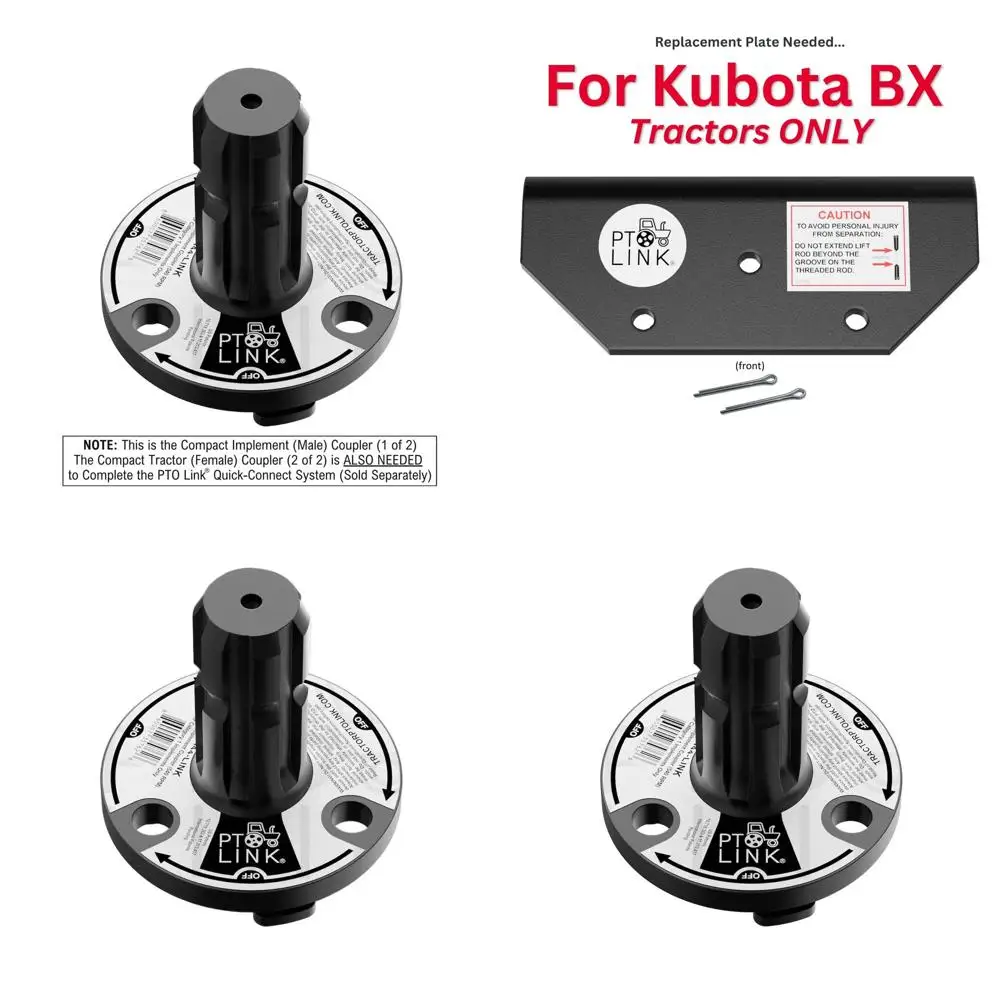 

Compact Universal Coupler for Tractors and Implements up to 70 HP