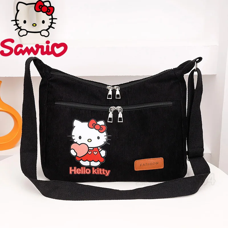 Sanrio Hello Kitty Neue Mädchen-Umhängetasche, große Kapazität, modische Mädchen-Umhängetasche, Cartoon-Mädchen-Tasche, leicht und lässig