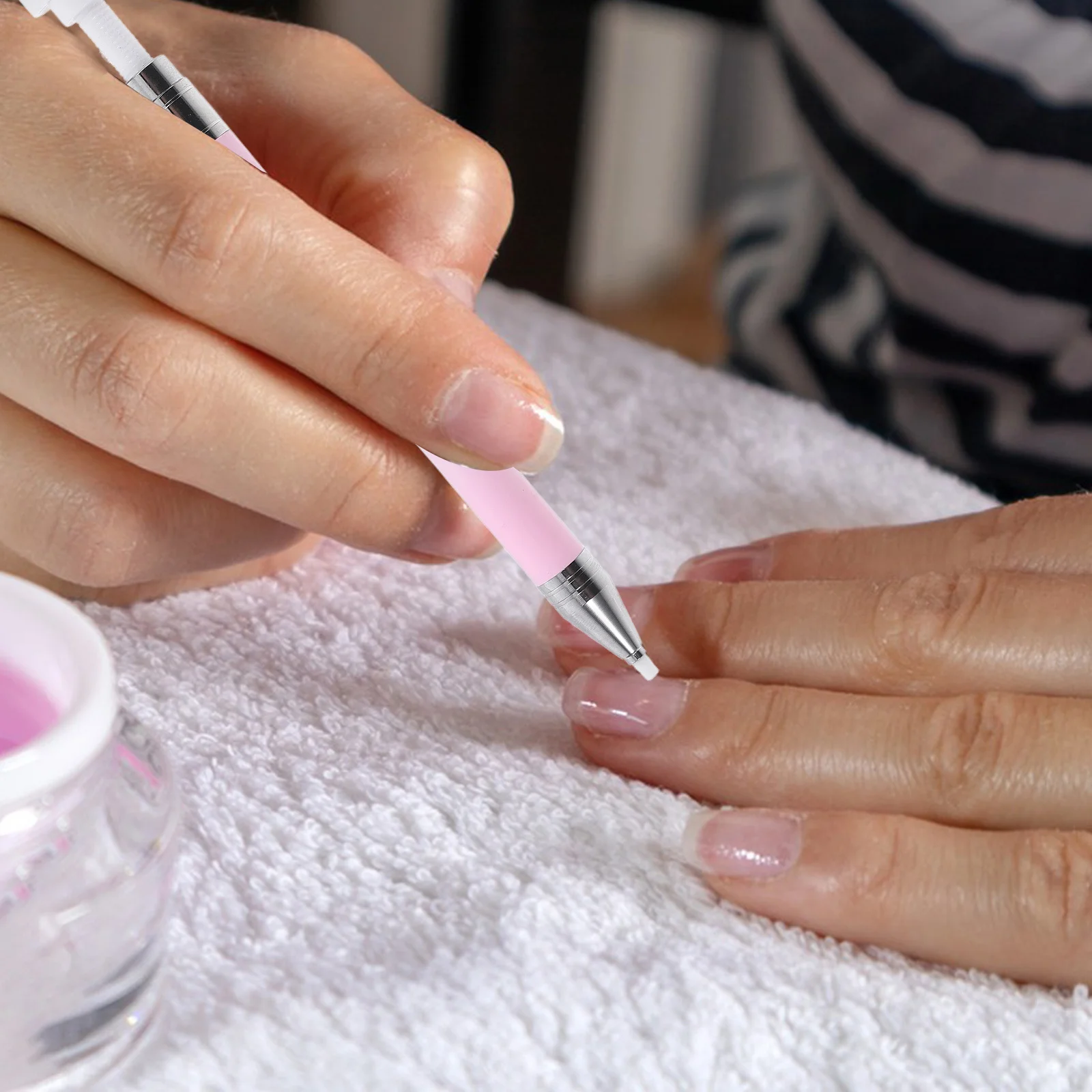 

1 set Nail Art Dotting Pen Tools Rotary Rhinestone Picker For Manicure Compact Abs Beads Crystals Applicator