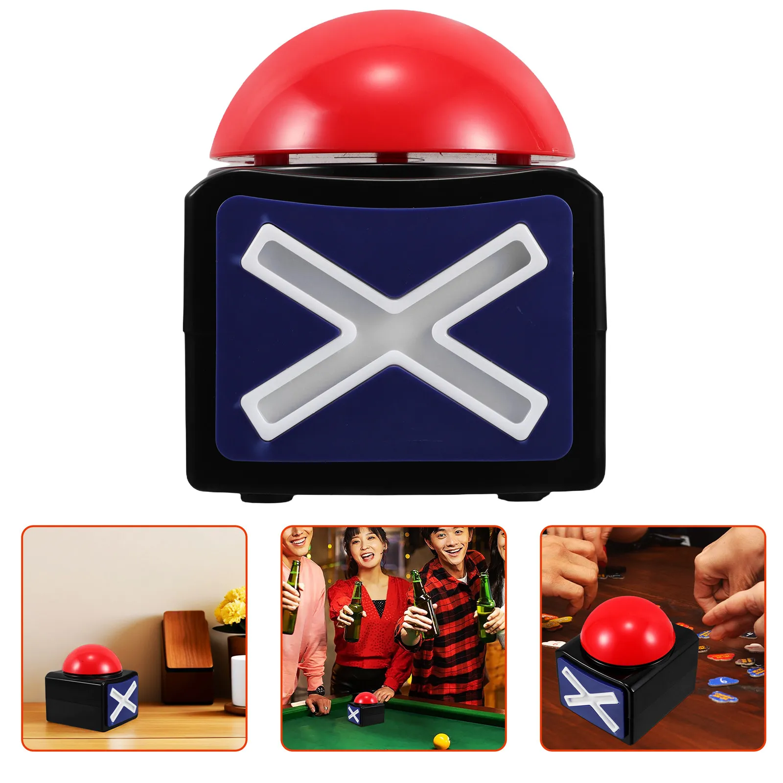 Interactive Game Answer Buzzer Large Button for Talent Shows Classroom Trivia Competitions Fast Response Stress Relief Game