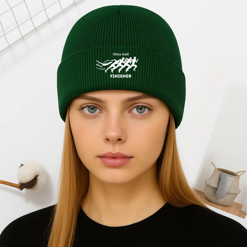 Chapeau tricoté chaud et résistant au froid, imprimé rétro Simple, tendance, pour hommes et femmes, chapeau tricoté essentiel à la mode pour l'hiver