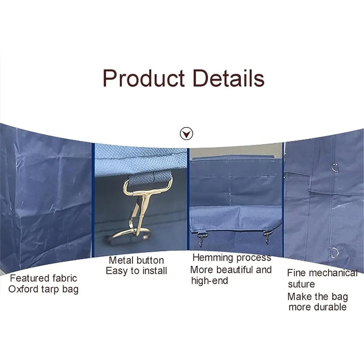 PROMOTION~ Laundry Cart Replacement Bag, Waterproof Oxford Liner for Commercial Use, Fits Basket Trolley(Trolley Not Included)