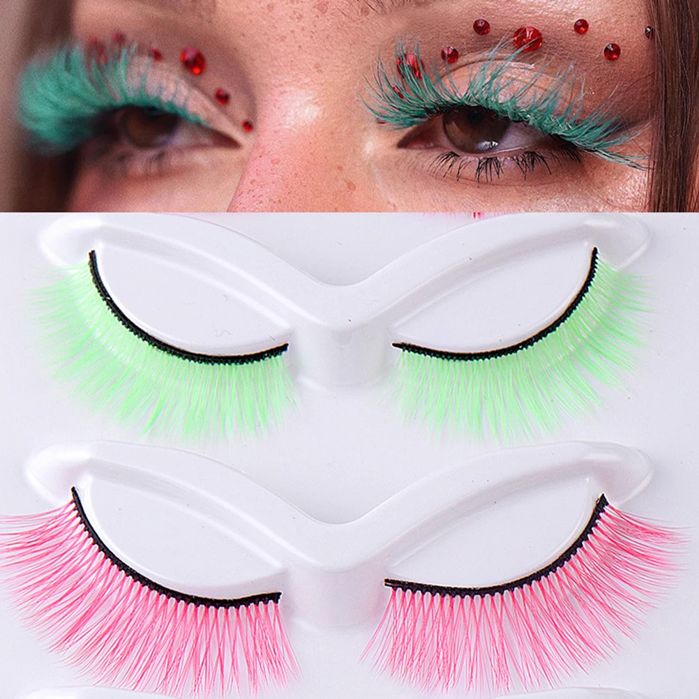 Paquete de 2 cajas de pestañas postizas, pestañas postizas ligeras y encantadoras, aspecto Natural para bodas, fechas, cumpleaños, accesorios de maquillaje para mujeres