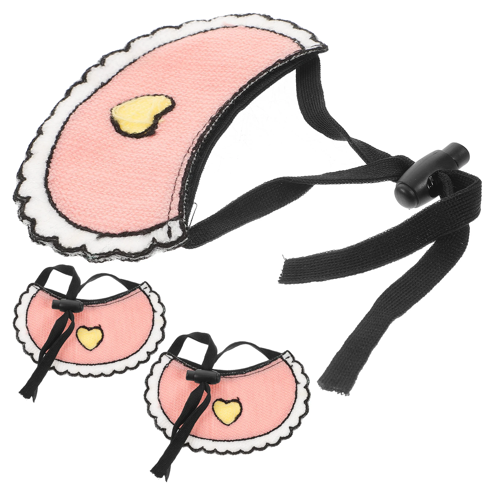 

3 Pcs Pet Saliva Towel Cute Dog Cat Scarf Neckerchief Lightweight Durable Easy Clean Daily Walks Festivals Themed Parties Pet