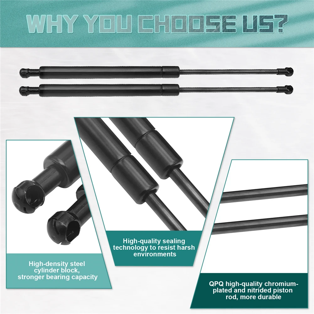 For LAND ROVER RANGE ROVER SPORT 2003-2013 2Pcs Car Hood Gas Struts Front Hood Lift Support Struts