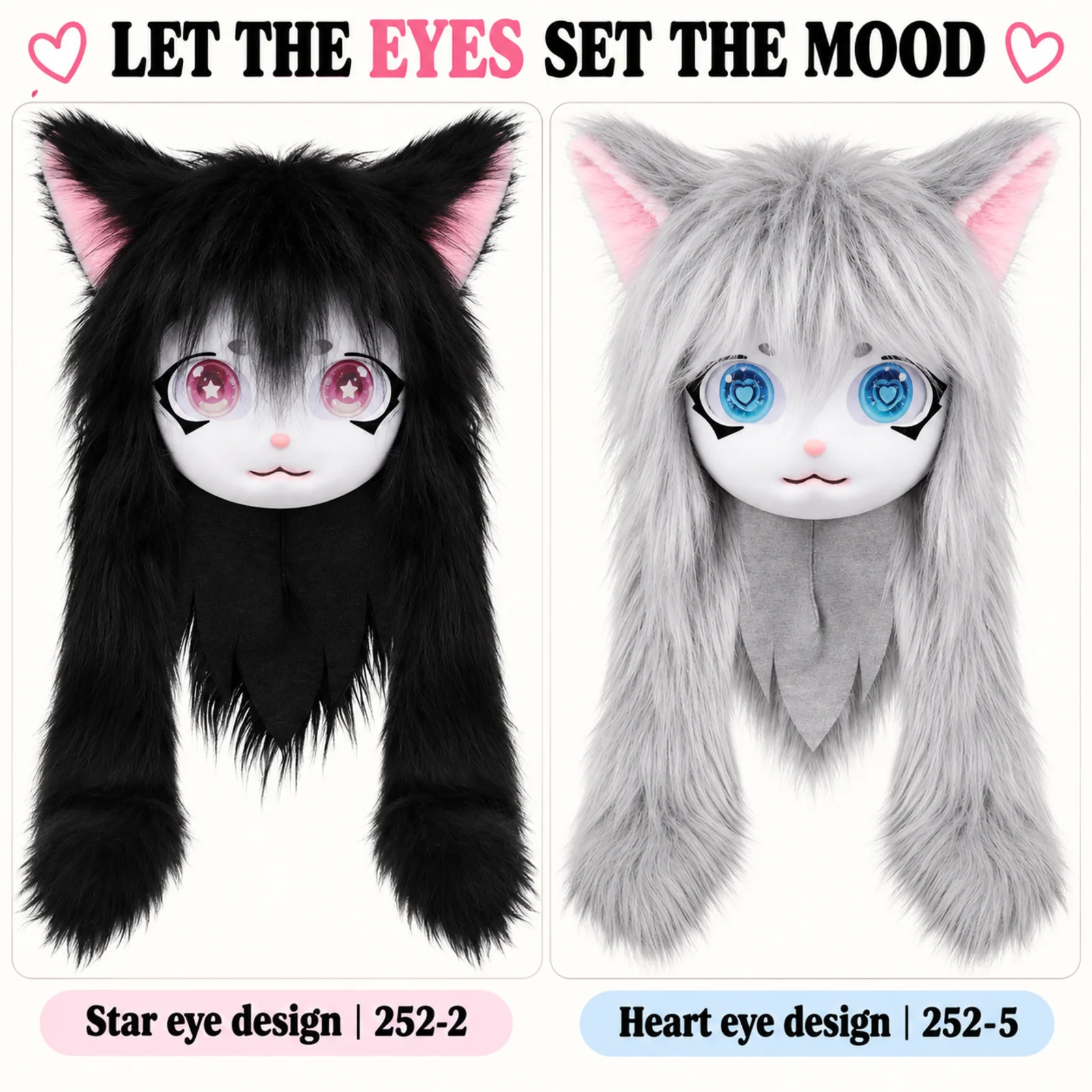Maska Kigurumi z futerkiem i k – Anime Cosplay Eyes recenzja i cena