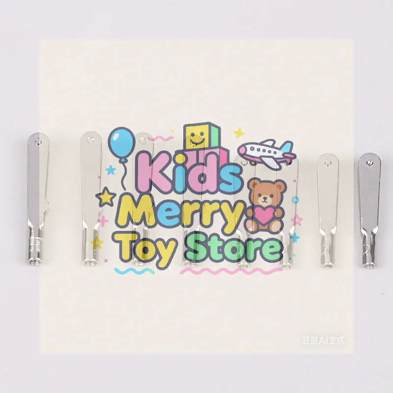 10PCS M2/M3 Metal Iron Clevis Chuck Pull Rod Connector Clamp Horn Alloy Screw Accessories Kit For RC Aircraft Car Model Plane