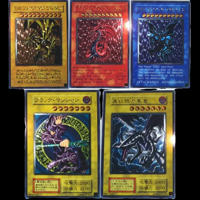 Rare 53PCS Yugioh UTR Collection True Red-Eyes Limited Sixth Bullet Cards Homemade DIY Cartoon Anime Children's Toys Gifts